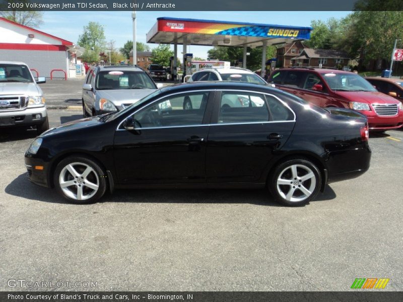 Black Uni / Anthracite 2009 Volkswagen Jetta TDI Sedan