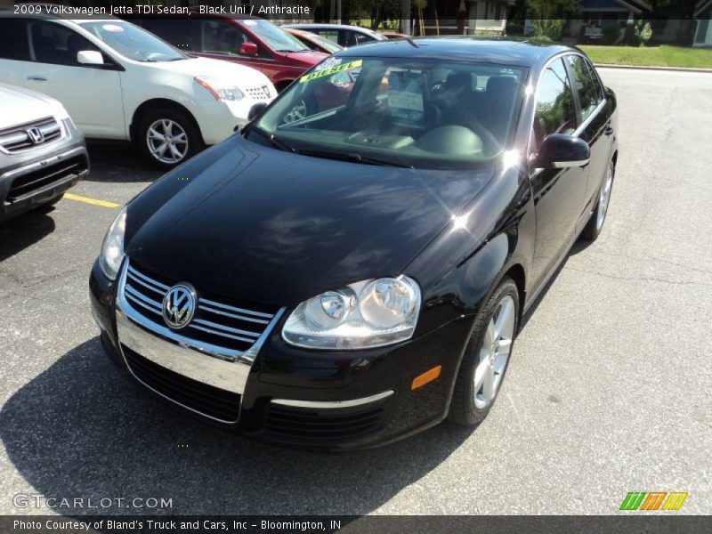 Black Uni / Anthracite 2009 Volkswagen Jetta TDI Sedan