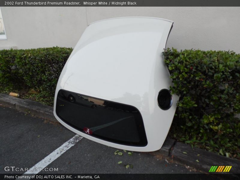 Whisper White / Midnight Black 2002 Ford Thunderbird Premium Roadster