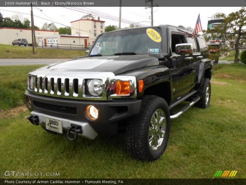 Black / Ebony/Morocco Brown 2009 Hummer H3