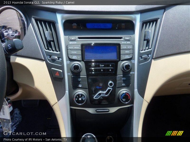 Sparkling Ruby / Camel 2013 Hyundai Sonata GLS
