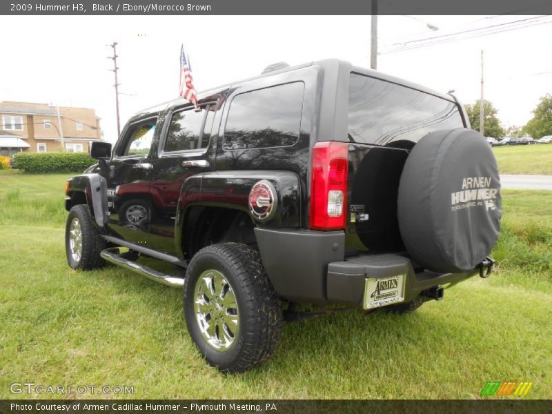 Black / Ebony/Morocco Brown 2009 Hummer H3