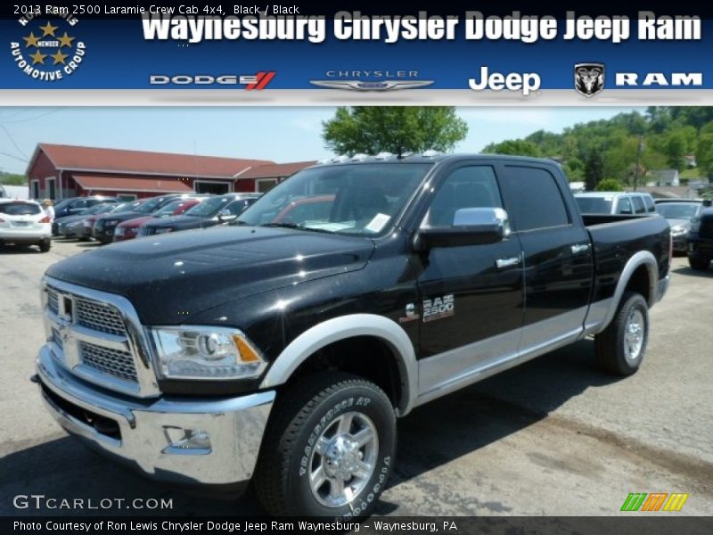 Black / Black 2013 Ram 2500 Laramie Crew Cab 4x4