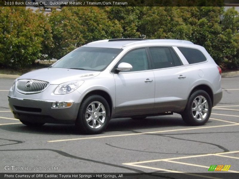 Quicksilver Metallic / Titanium/Dark Titanium 2010 Buick Enclave CXL