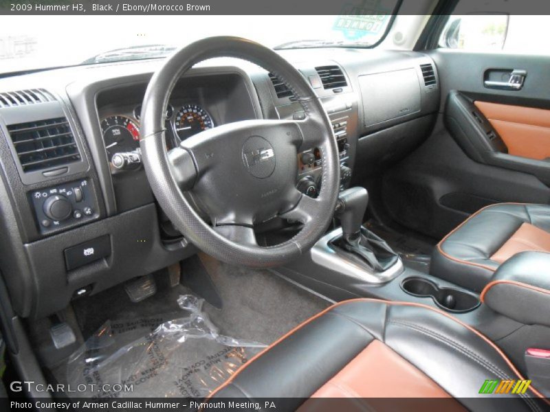 Ebony/Morocco Brown Interior - 2009 H3  