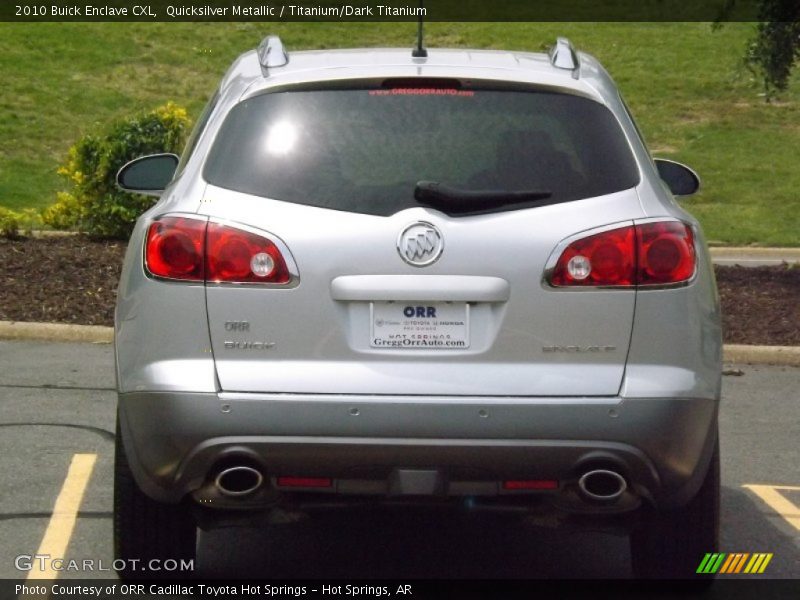 Quicksilver Metallic / Titanium/Dark Titanium 2010 Buick Enclave CXL