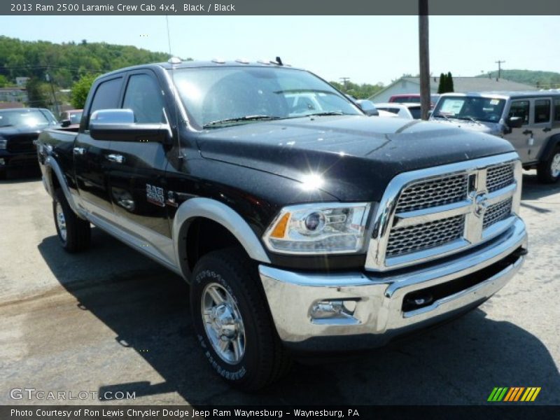 Black / Black 2013 Ram 2500 Laramie Crew Cab 4x4