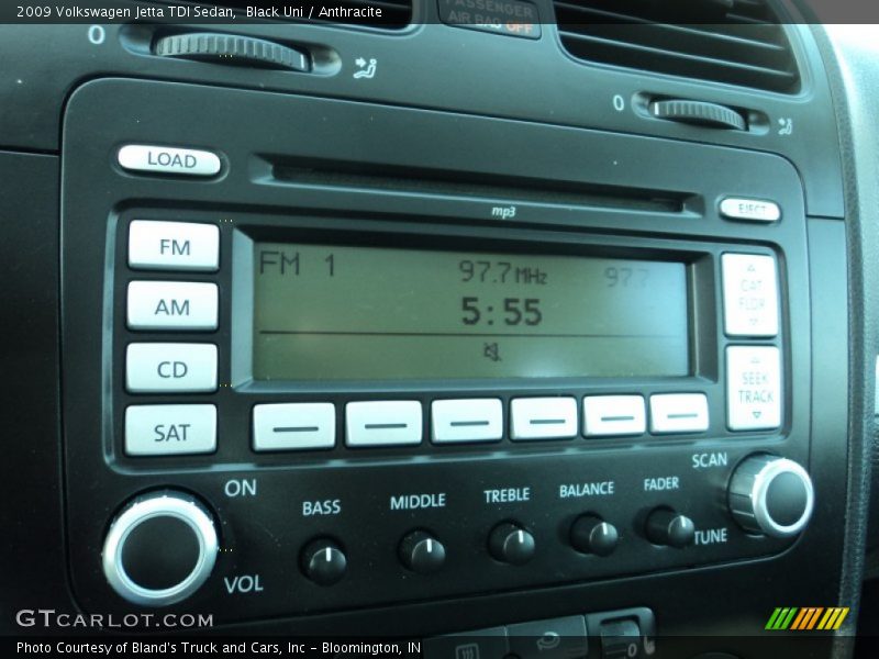 Black Uni / Anthracite 2009 Volkswagen Jetta TDI Sedan