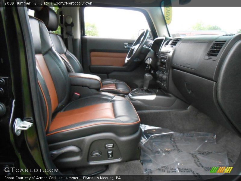  2009 H3  Ebony/Morocco Brown Interior