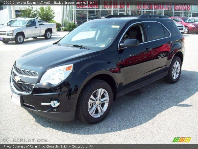 Black / Brownstone/Jet Black 2012 Chevrolet Equinox LT AWD