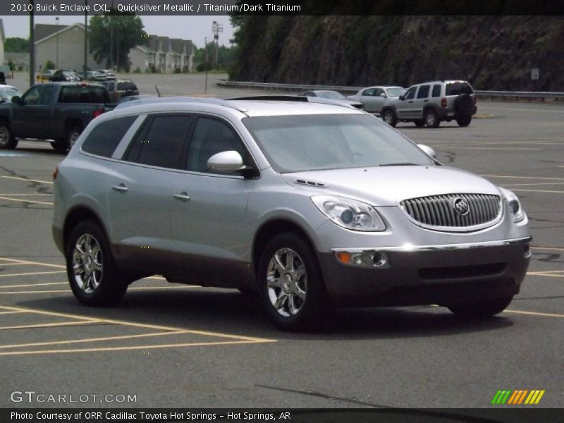 Quicksilver Metallic / Titanium/Dark Titanium 2010 Buick Enclave CXL