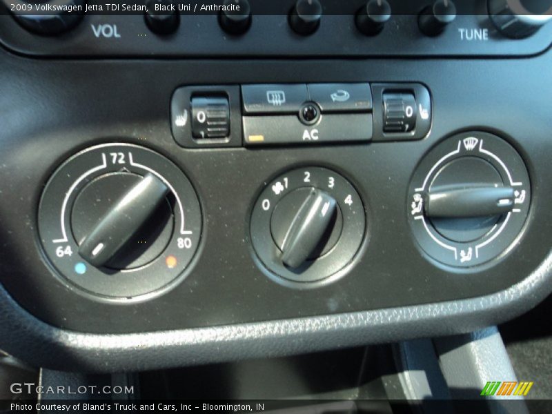 Black Uni / Anthracite 2009 Volkswagen Jetta TDI Sedan