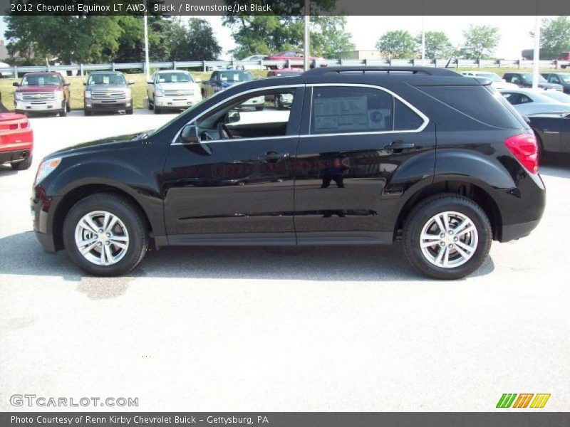 Black / Brownstone/Jet Black 2012 Chevrolet Equinox LT AWD