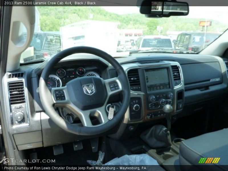 Black / Black 2013 Ram 2500 Laramie Crew Cab 4x4