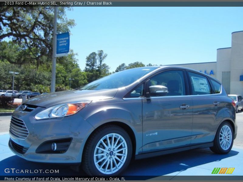 Sterling Gray / Charcoal Black 2013 Ford C-Max Hybrid SEL