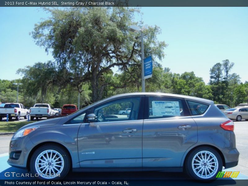 Sterling Gray / Charcoal Black 2013 Ford C-Max Hybrid SEL