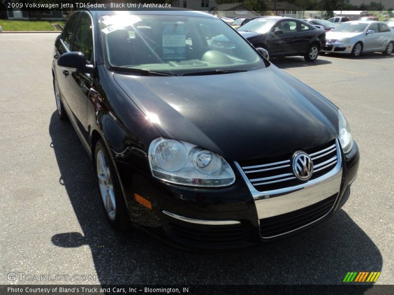 Black Uni / Anthracite 2009 Volkswagen Jetta TDI Sedan