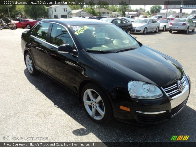Black Uni / Anthracite 2009 Volkswagen Jetta TDI Sedan