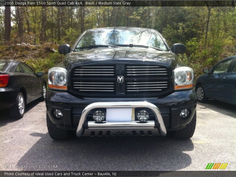 Black / Medium Slate Gray 2006 Dodge Ram 1500 Sport Quad Cab 4x4