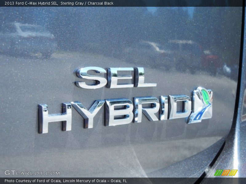 Sterling Gray / Charcoal Black 2013 Ford C-Max Hybrid SEL