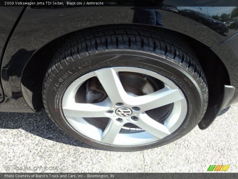 Black Uni / Anthracite 2009 Volkswagen Jetta TDI Sedan