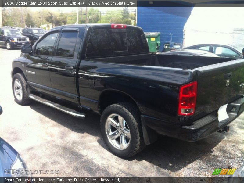 Black / Medium Slate Gray 2006 Dodge Ram 1500 Sport Quad Cab 4x4