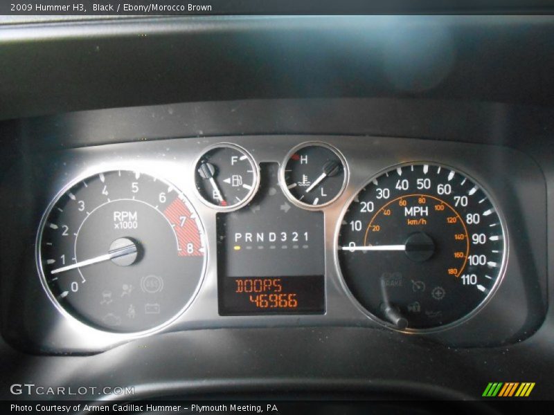  2009 H3   Gauges