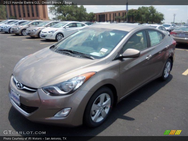 Desert Bronze / Beige 2013 Hyundai Elantra GLS