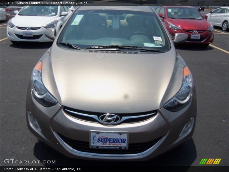 Desert Bronze / Beige 2013 Hyundai Elantra GLS
