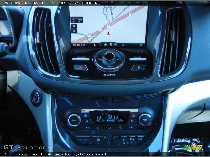 Sterling Gray / Charcoal Black 2013 Ford C-Max Hybrid SEL