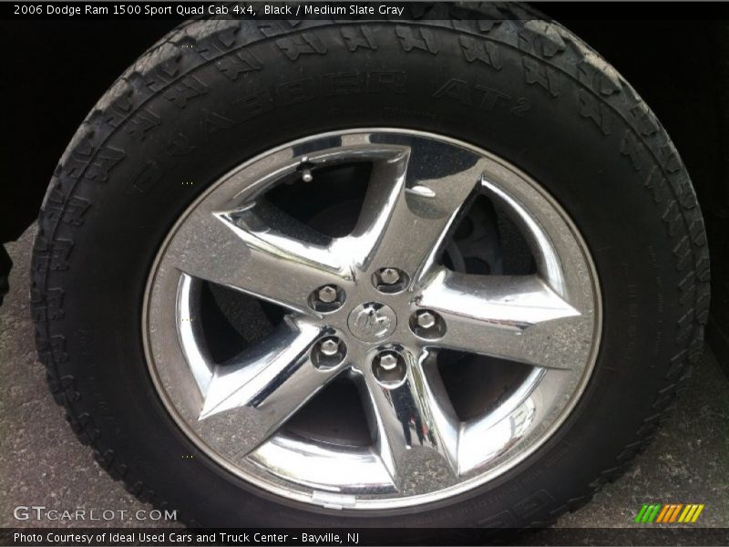 Black / Medium Slate Gray 2006 Dodge Ram 1500 Sport Quad Cab 4x4