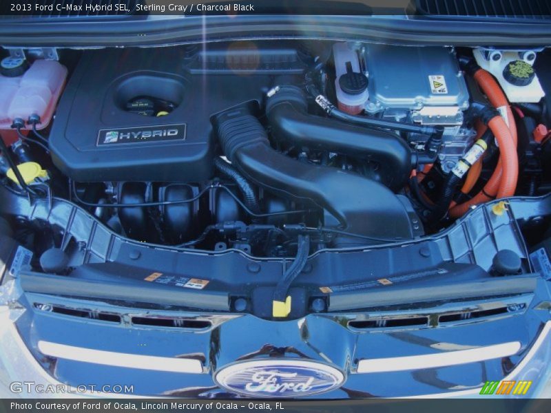 Sterling Gray / Charcoal Black 2013 Ford C-Max Hybrid SEL