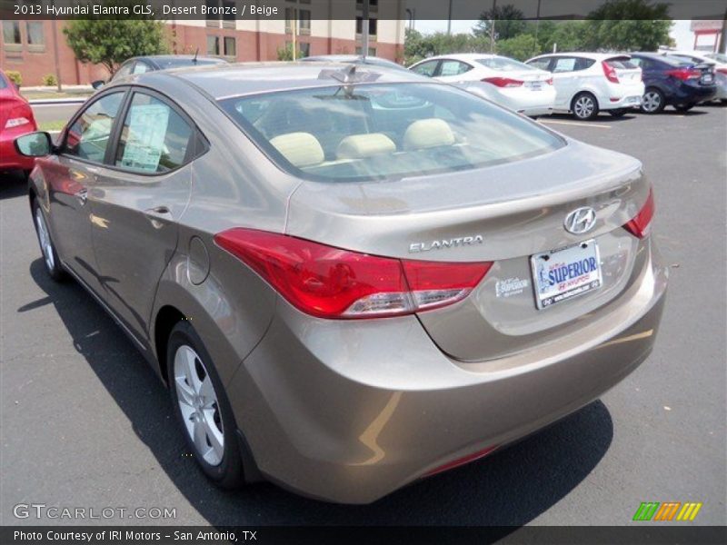 Desert Bronze / Beige 2013 Hyundai Elantra GLS