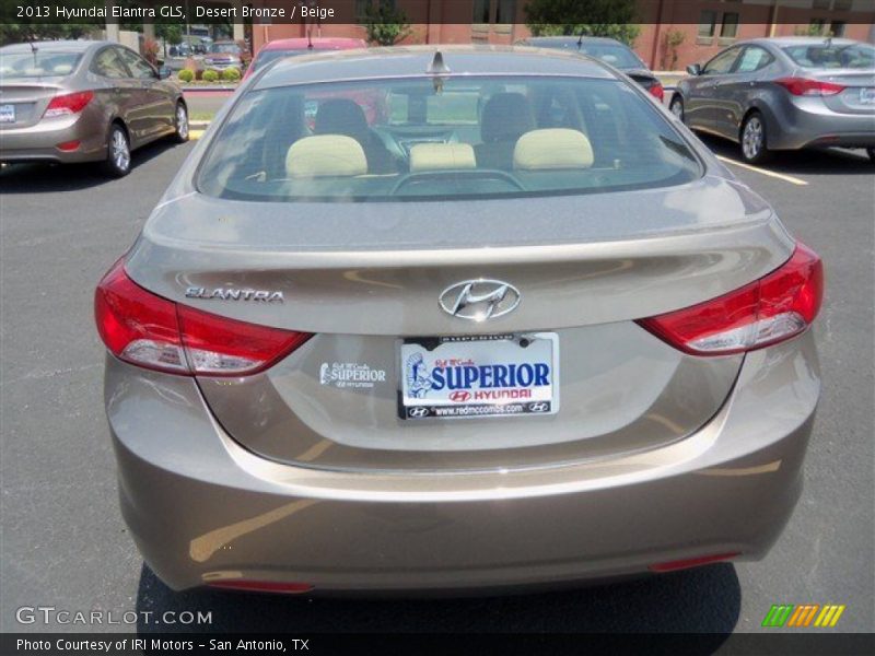 Desert Bronze / Beige 2013 Hyundai Elantra GLS