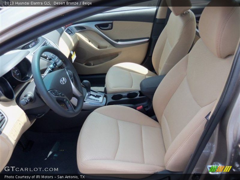 Desert Bronze / Beige 2013 Hyundai Elantra GLS