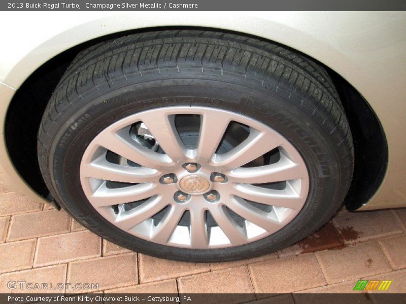 Champagne Silver Metallic / Cashmere 2013 Buick Regal Turbo