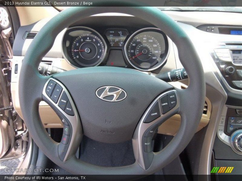Desert Bronze / Beige 2013 Hyundai Elantra GLS