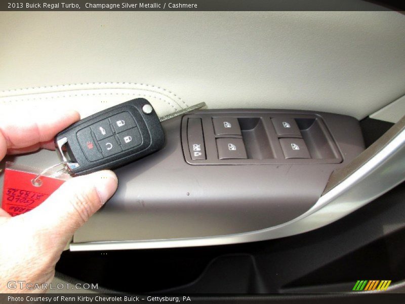 Champagne Silver Metallic / Cashmere 2013 Buick Regal Turbo