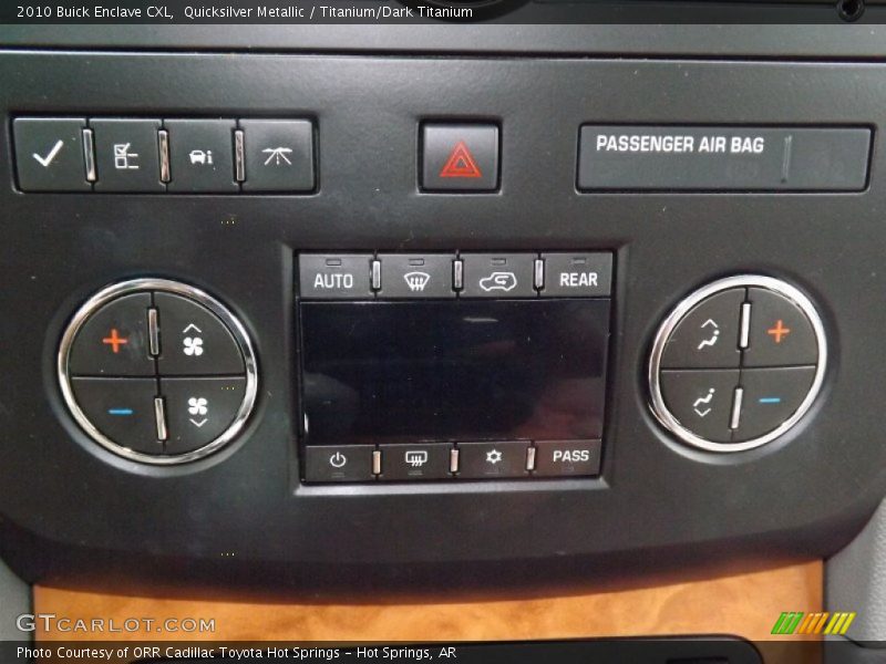 Controls of 2010 Enclave CXL