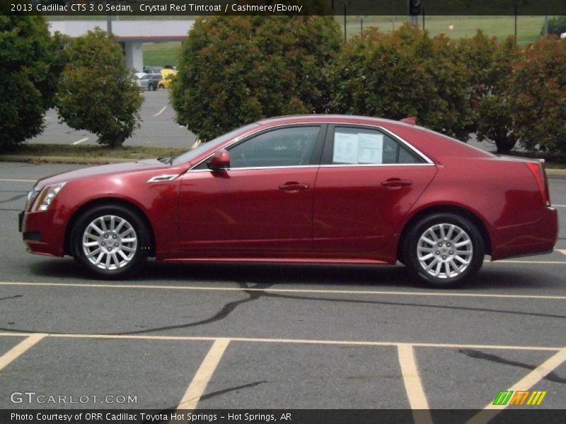 Crystal Red Tintcoat / Cashmere/Ebony 2013 Cadillac CTS 3.0 Sedan