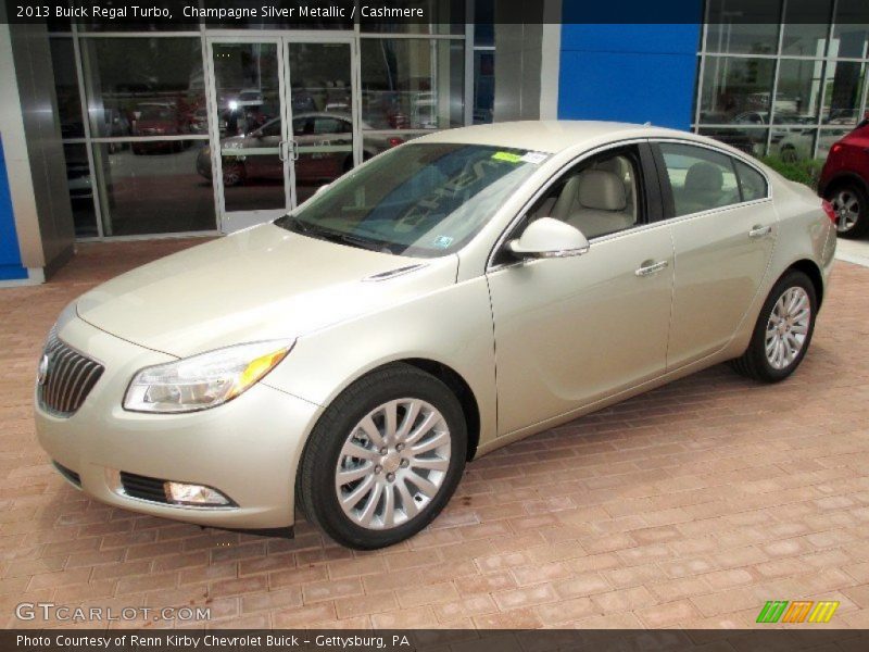 Champagne Silver Metallic / Cashmere 2013 Buick Regal Turbo