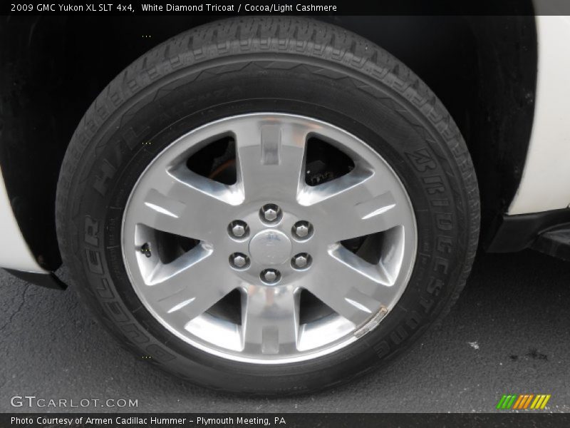White Diamond Tricoat / Cocoa/Light Cashmere 2009 GMC Yukon XL SLT 4x4