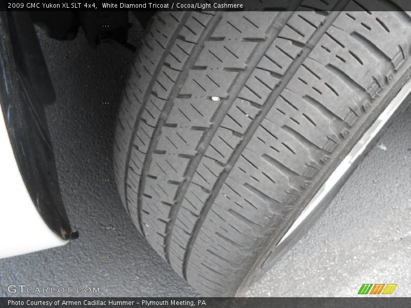 White Diamond Tricoat / Cocoa/Light Cashmere 2009 GMC Yukon XL SLT 4x4