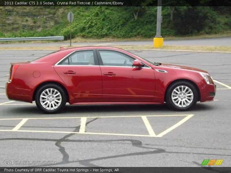 Crystal Red Tintcoat / Cashmere/Ebony 2013 Cadillac CTS 3.0 Sedan