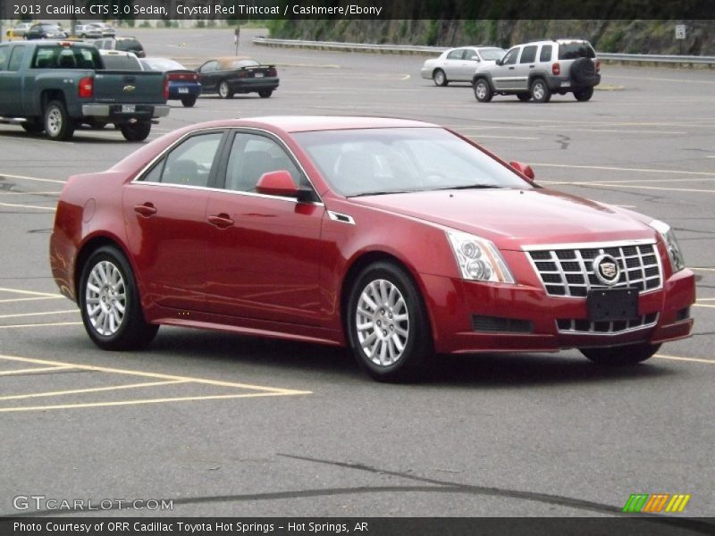 Crystal Red Tintcoat / Cashmere/Ebony 2013 Cadillac CTS 3.0 Sedan