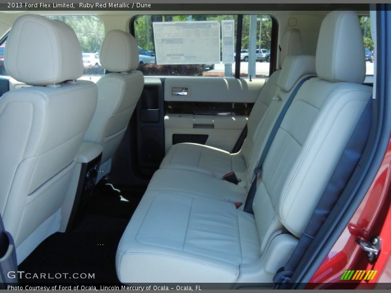 Ruby Red Metallic / Dune 2013 Ford Flex Limited
