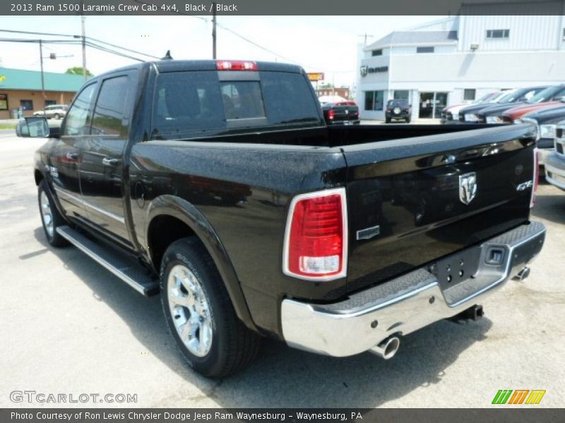 Black / Black 2013 Ram 1500 Laramie Crew Cab 4x4