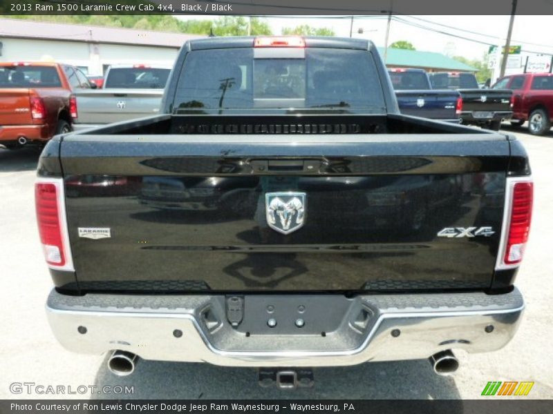Black / Black 2013 Ram 1500 Laramie Crew Cab 4x4