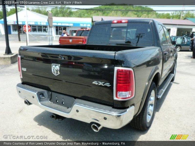 Black / Black 2013 Ram 1500 Laramie Crew Cab 4x4