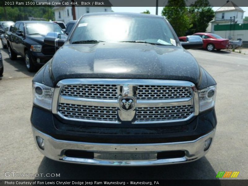 Black / Black 2013 Ram 1500 Laramie Crew Cab 4x4